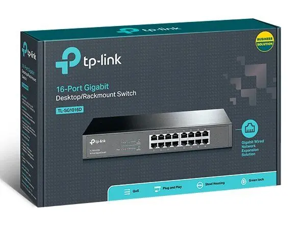 Tp-Link 16-Port Gigabit Switch TL-SG1016D